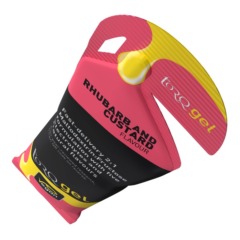TORQ Unisex Tqngrc Gel Rhubarb and Custard, Black, x 15