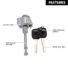 Yollky Front Door Lock Cylinder Set Kit with 2 Keys