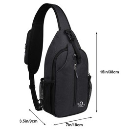 Waterfly Crossbody Sling Backpack Sling Bag Travel Hiking Chest Bag Daypack