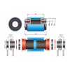 FSA Unisex's PF30/386Evo to NBD Converter Bottom Bracket, Black, 24
