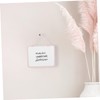 jojofuny Cute Mini Dry Erase Whiteboard with Detachable Hanging Rope