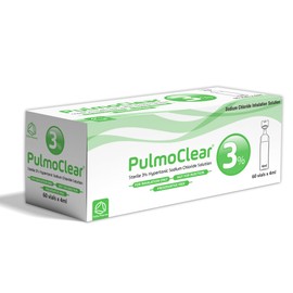 Pulmoclear Sterile Hypertonic Saline 3% Solution for Inhalation - 4ml Single-Dose Vials for Inhalation (Pack of 60 vials) – Preservative Free