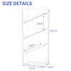 AITEE Acrylic Bathroom Organizer Shower Caddy, Clear Shampoo Holder Wall
