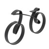 Minimalistic Bike Sculpture Metal Modern Wire Framed Style Bike Ornament