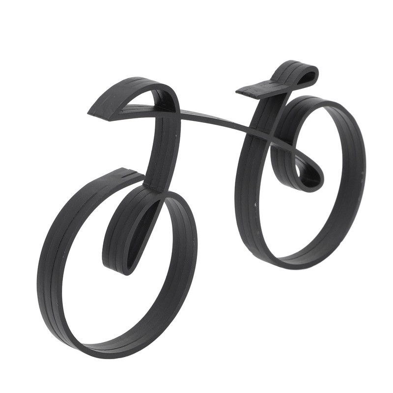 Minimalistic Bike Sculpture Metal Modern Wire Framed Style Bike Ornament