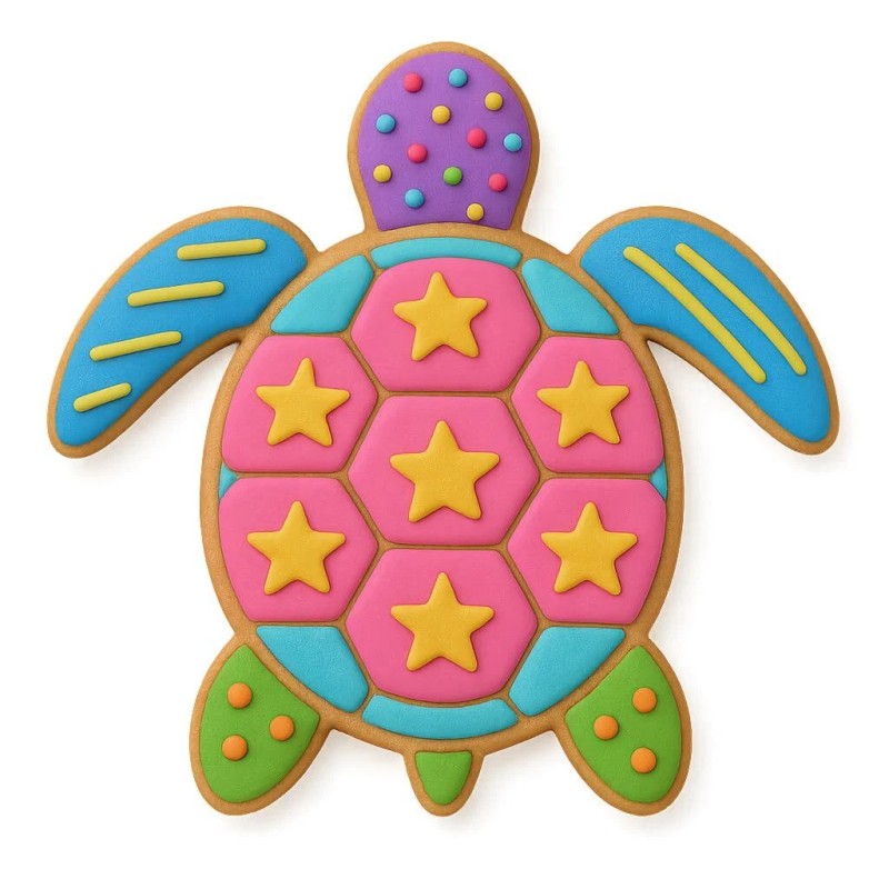 Mighty Gadget Ocean Turtle Cookie Cutter & Stamp Trio –