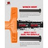 AMBULL H-Shaped Towing Winch Shackle, Heavy Duty Winch Fairlead Hook,