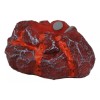 Red Magma Lava Rock LED Light Base Display Stand For