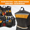 Electrician Tool Vest for Men, Tool Vest Electrician with Molded