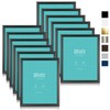 LaVie Home 8x10 Picture Frames (12 Pack, Black) Simple Designed