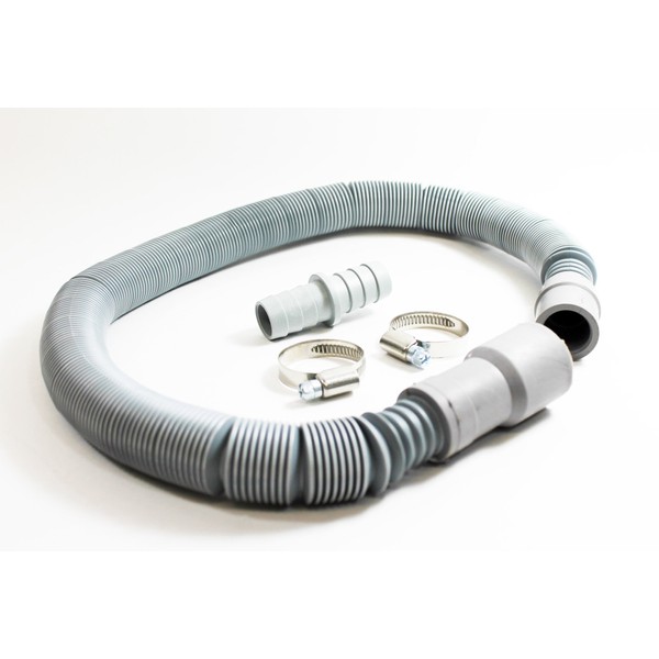 1.5m Drain Hose Extension For Washing Machines & Dishwashers (18mm / 22mm)