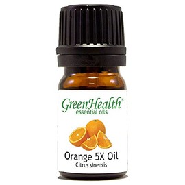 Orange 5 Fold – 1/6 fl oz (5 ml) Glass Bottle – 100% Pure Essential Oil – GreenHealth