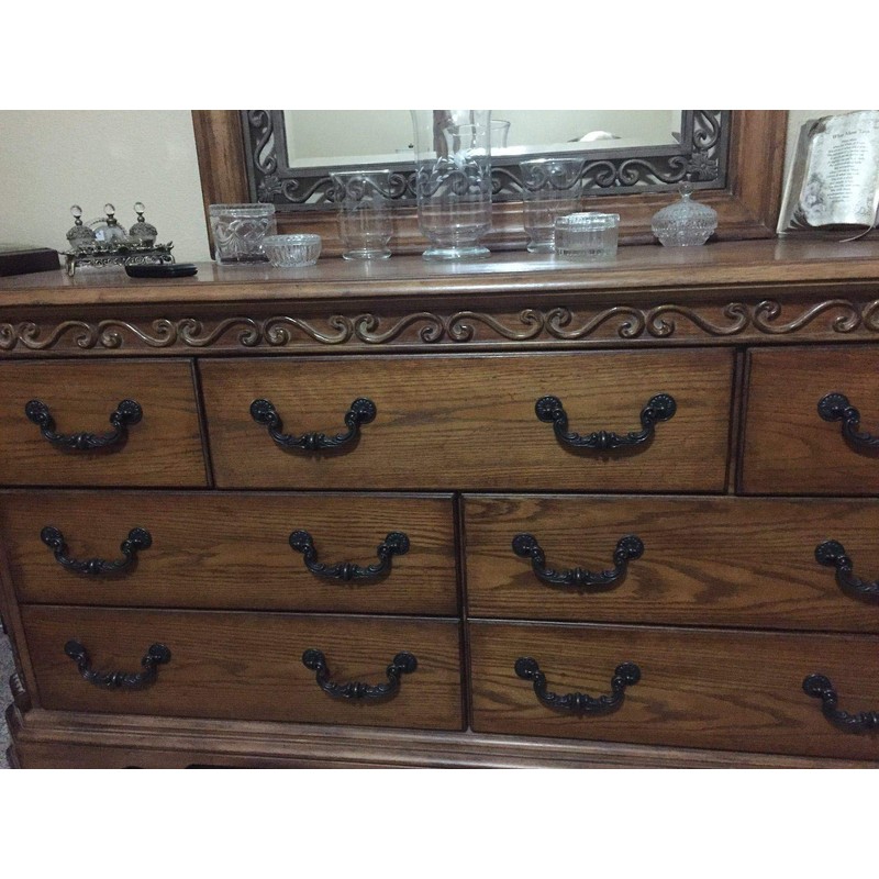 LBFEEL 6" Vintage Drop Bail Dresser Drawer Handle Rustic Antique