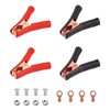 4 Pcs 100A Jump Lead Clamps, Heavy Duty Pure Copper