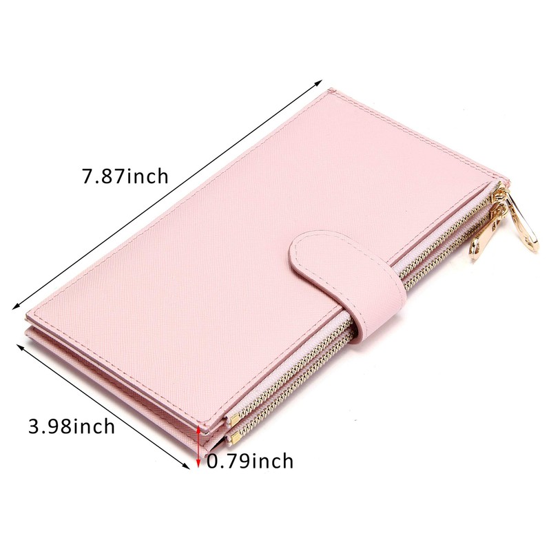 YOUBDM Womens Slim Wallet RFID Blocking Bifold Credit Card Holder