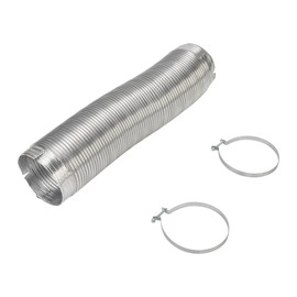 Whirlpool 4396727RP 8-Feet Dryer Vent with Clamps