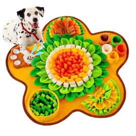 Interactive Snuffle Mat for Dogs – Dog Treat Mat for Training, Mental Stimulation & Stress Relief – Foraging Mat for Small, Medium & Large Dogs, Machine Washable Indoor/Outdoor Use