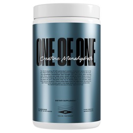 ONE of ONE Creatine Monohydrate Powder – Pure Micronized Creatine for Muscle Growth, Strength & Recovery – Unflavored, No Fillers, Keto & Vegan-Friendly – Unflavored, 80 Servings