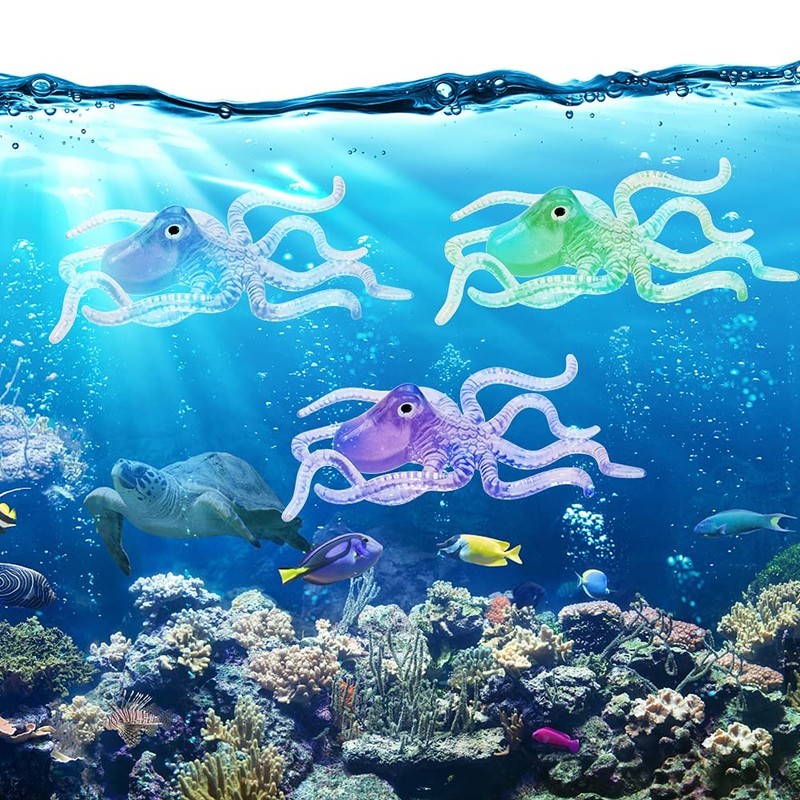 Children Summer Diving Toy Swimming Pool Underwater Octopus Shape Kids