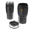 Thermal Cup with Rubber Grip 400 ml, Black