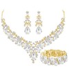 Paxuan Elegant Bridal Wedding Jewelry Set for Women / Brides