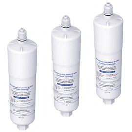 AP431 Cartridge Replacement for Aqua-Pure AP430SS, Water Filter Whole House Scale Inhibition Inline Water System Helps Prevent Scale, 3 Pack