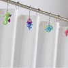 Decorative Ocean Shower Curtain Hooks, Rust Proof Metal Stainless Steel