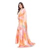 MAHEK Fab - Sari indio para mujer, diseño de georgette