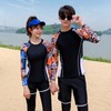 Women's & Couple's Two-Piece Long-Sleeve Rash Guard Wetsuit - Slimming, UV Protection, Quick-Dry Women's XXXL 3ea