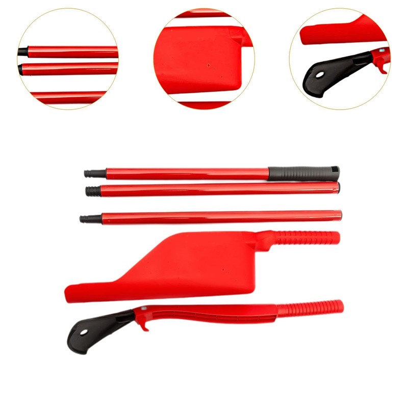 Milageto Telescopic Gutter Cleaning Tool Leaf Grabber Scoop Professional Multifunctional