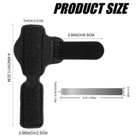 Toe Splint Straightener for Hammer Toe Adjustable Toe Corrector Brace for Bent Toe Claw Toe for Women Men Broken Toe Support 2Pcs