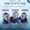 BCOZZY Neck Pillow for Travel Provides Double Support to The