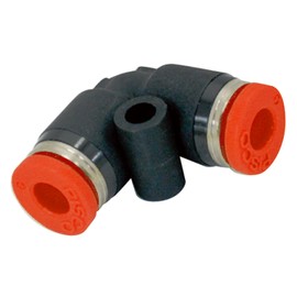 Niigata Seiki BeHAUS One-Touch Tube Fitting Union Elbow Tube Outer Diameter: 0.3 inches (8 mm) PV8