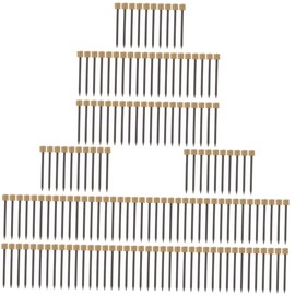 DOITOOL 150 Pcs Copper Head Nail Furniture Nail Picture Hanging Nails Picture Hanging Kit Picture Hangers Nails for Hanging Pictures Iron Nail Copper Nail Assortment Kit Picture Nails