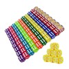 Pack of 100 Dice Games, Table Games, Transparent Dice Set,