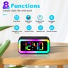 MOSUO Digital Alarm Clock with RGB Light, Digital Clock with