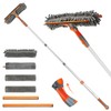 Eazer 2-in-1 Window Cleaner Tool, 64'' Window Squeegee for Home,