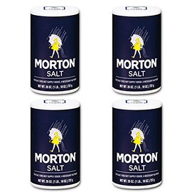 Morton Salt Regular Salt, 26 Oz (4 Pack)