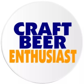 Kiwi Gifts Craft Beer Enthusiast - 25 Pack Circle Stickers 3 Inch - Brewery