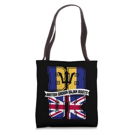 British Grown Bajan Roots Barbados Heritage Bajan Roots Tote Bag