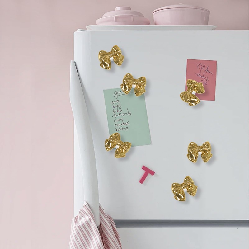 30 Pcs Bow Refrigerator Magnets, Cute Fridge Magnets, Bow Magnet