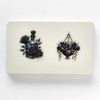 Dark Rose Stickers - 56 Pcs Clear PET