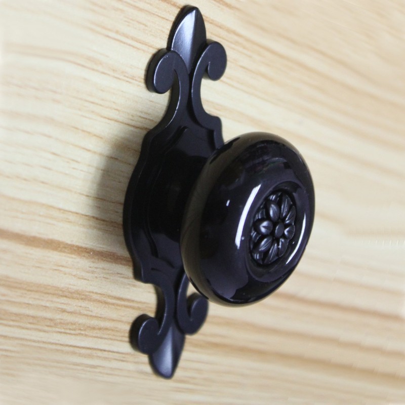 12Pcs Vintage Ceramic Cabinet Knobs Handles Pulls for Drawer Closet