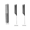 3 Pieces Carbon Fiber and Stainless Steel Hair Combs Set,