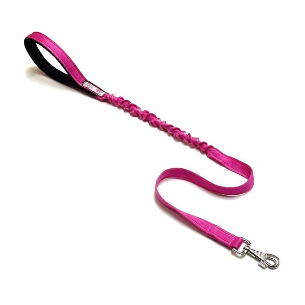 Dog Lead With Shock Absorbing Bungee Cord Training Walking Leash