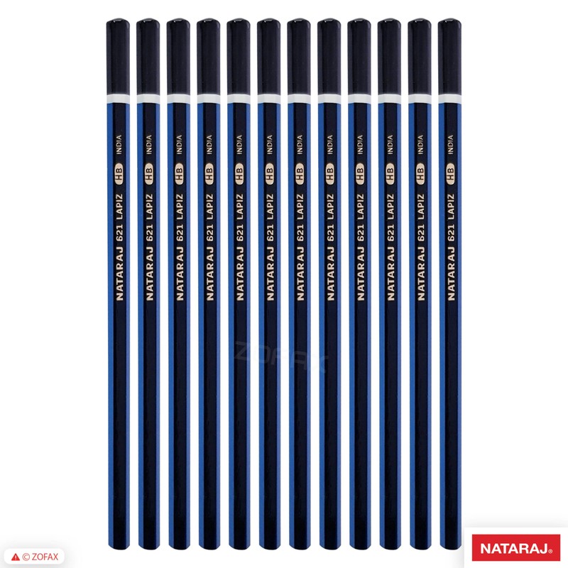 Handwriting HB Pencils, Pack of 10, ZLAPIZY Wood Pencils Eraser