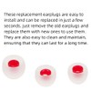 SNHTLS 18 Pairs S Size Replacement Ear Tips Replacement Silicone