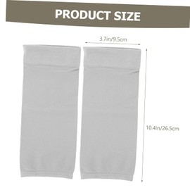 ORFOFE Summer Elbow Protectors Joint Protection Sleeves for Scarring & Sun Protection Lightweight Arm Sleeves for Weightlifting & Sports Activities Grey Universal Size