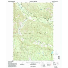 YellowMaps East Canyon Ridge WA topo map, 1:24000 Scale, 7.5 X 7.5 Minute, Historical, 1994, Updated 1996, 26.9 x 22.1 in - Polypropylene