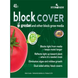 Hydrofarm Block Covers / pack of 40 / HGCOV6 / 102911